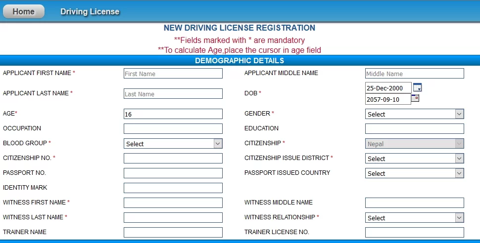 Online Driving License Application: Simple and Fast Process